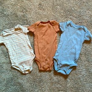 Lot of 3 Carters Bodysuits